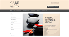 Desktop Screenshot of careandbeauty.se